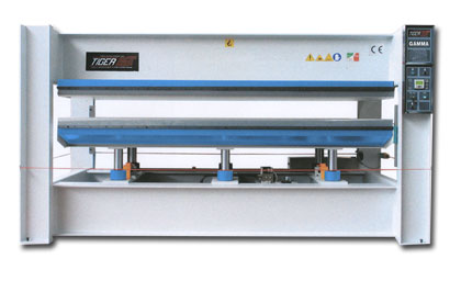 Hydraulick dhovac lisy ,Vakuov lisy, Naneky lepidla, devoobrbc stroje TIGER 